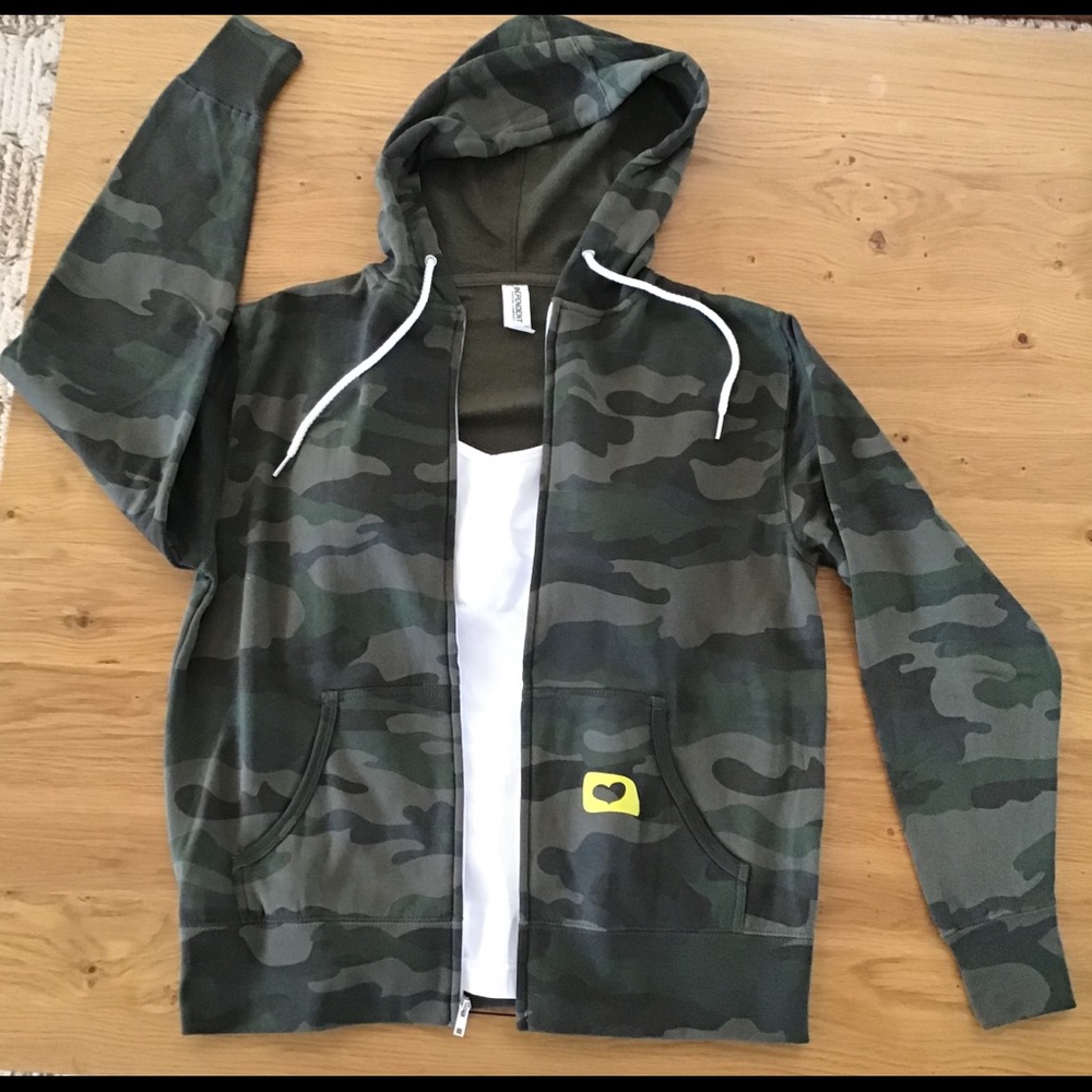 NWT Live Love First  Spiritual Camo Hoodie